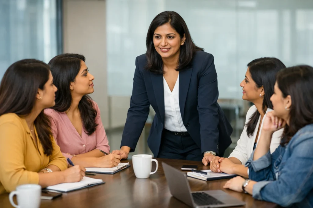 Women Entrepreneurs with a Business Coach in India